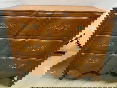 THE ORLEANS COLLECTION Vtg 3 Drawer Wood Dresser