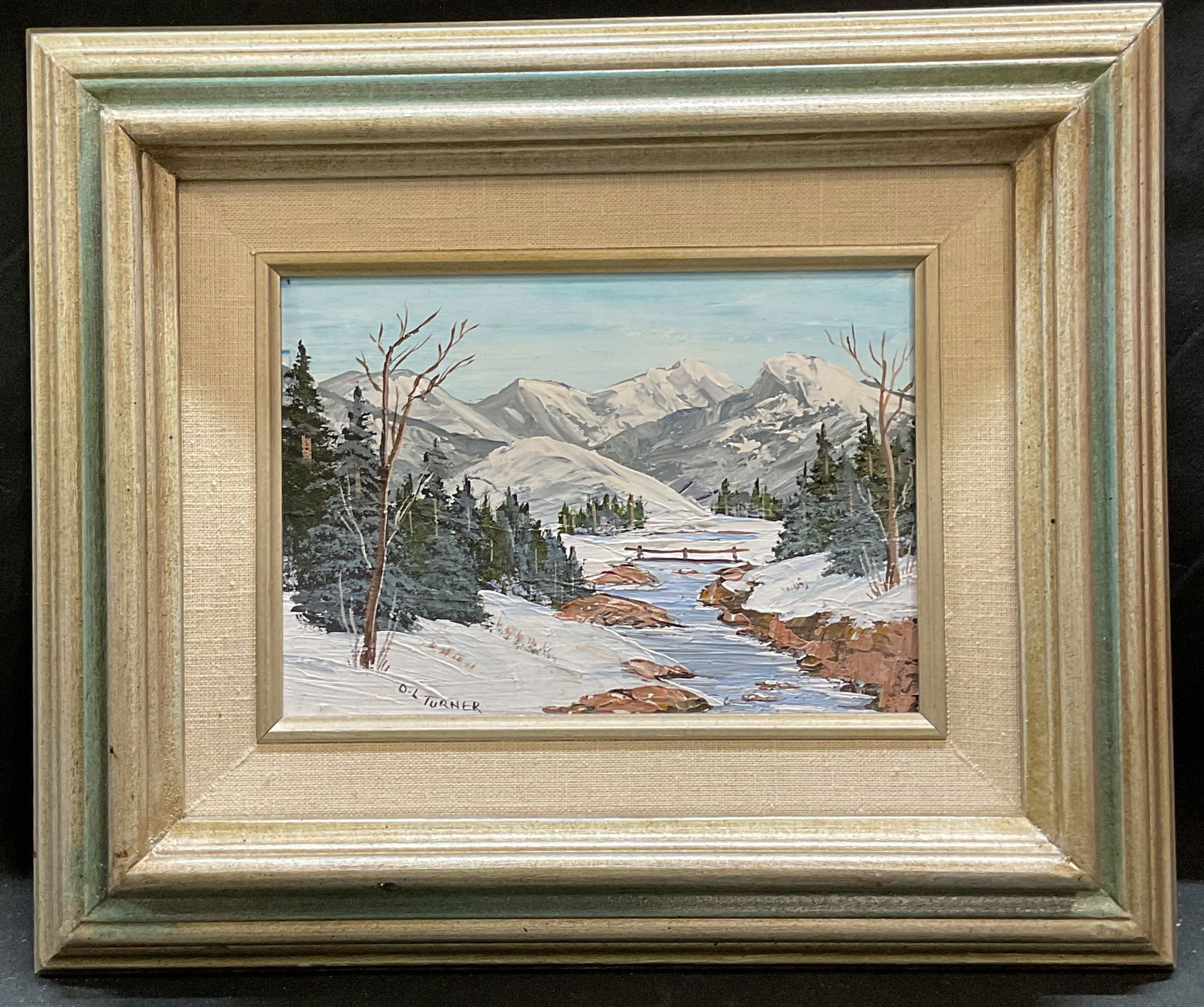 Signed O. L. Turner Utah Landscape Oil Painting (1 of 6)