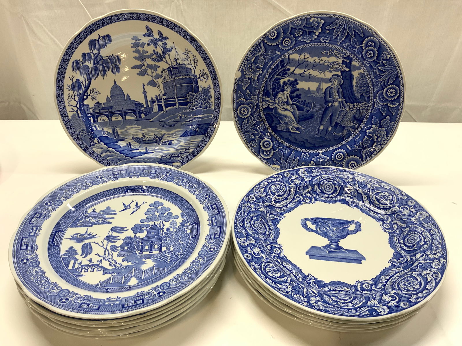 14 Spode Blue Room Collect Tradition Plate ENGLAND (1 of 12)