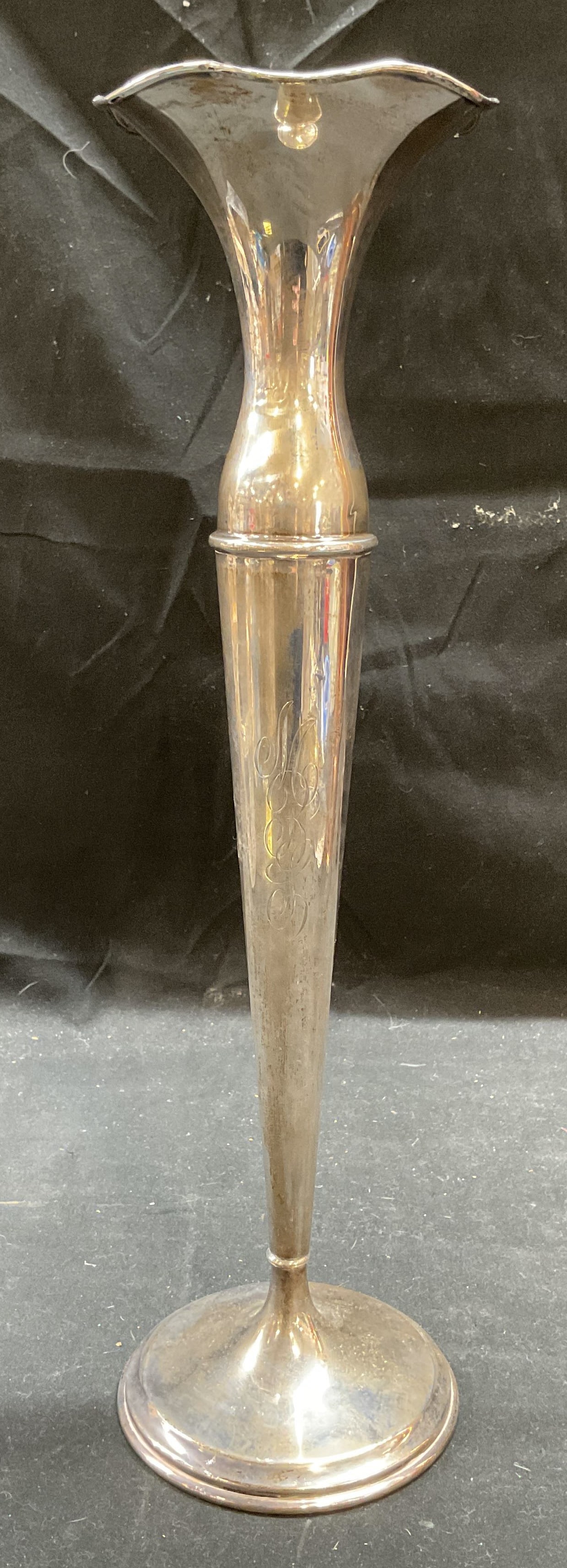 Vintage RSCO Sterling Silver Trumpet Vase (1 of 7)