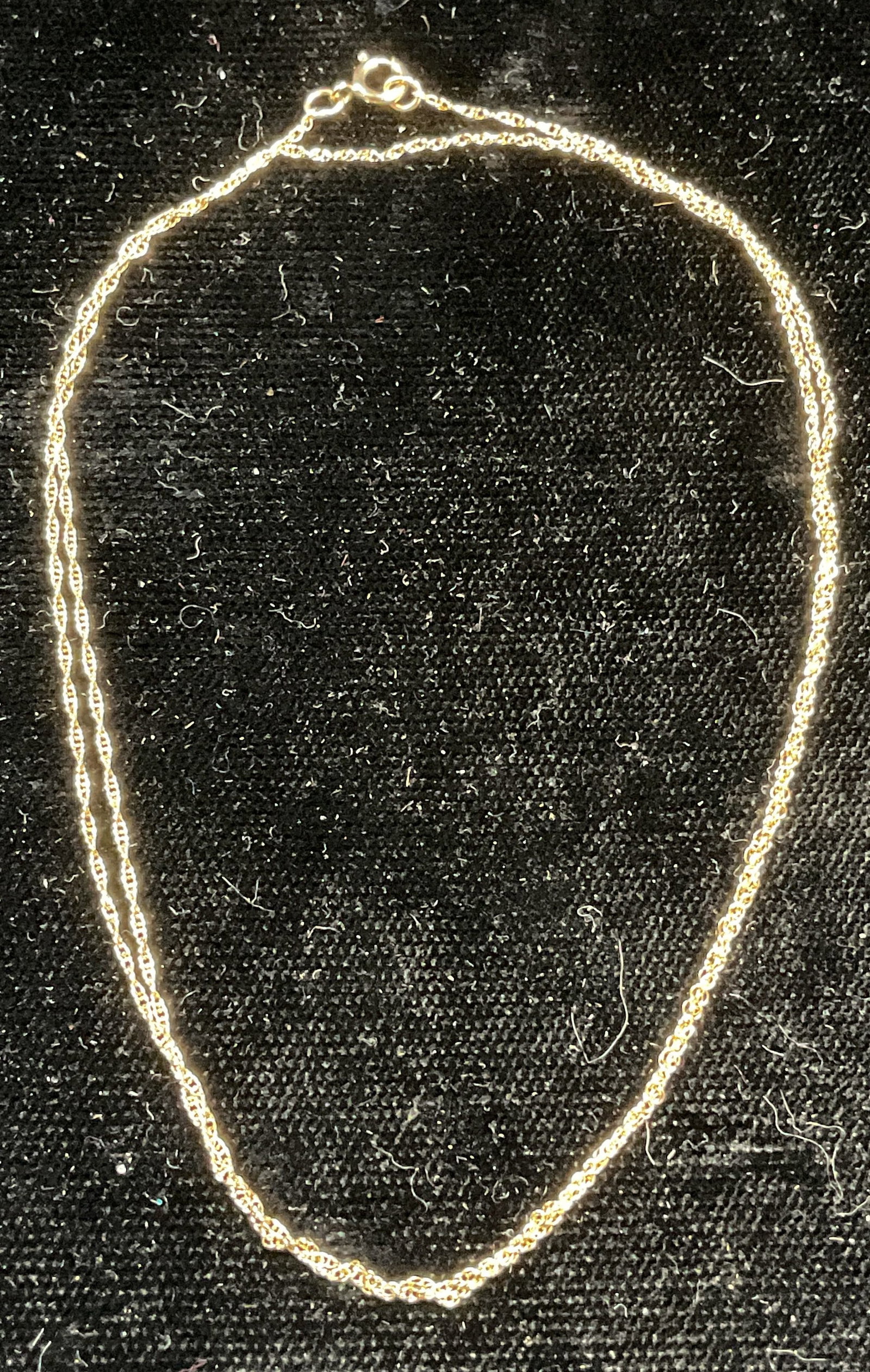 Signed 14k Yellow Gold Dainty Chain Necklace (1 of 6)