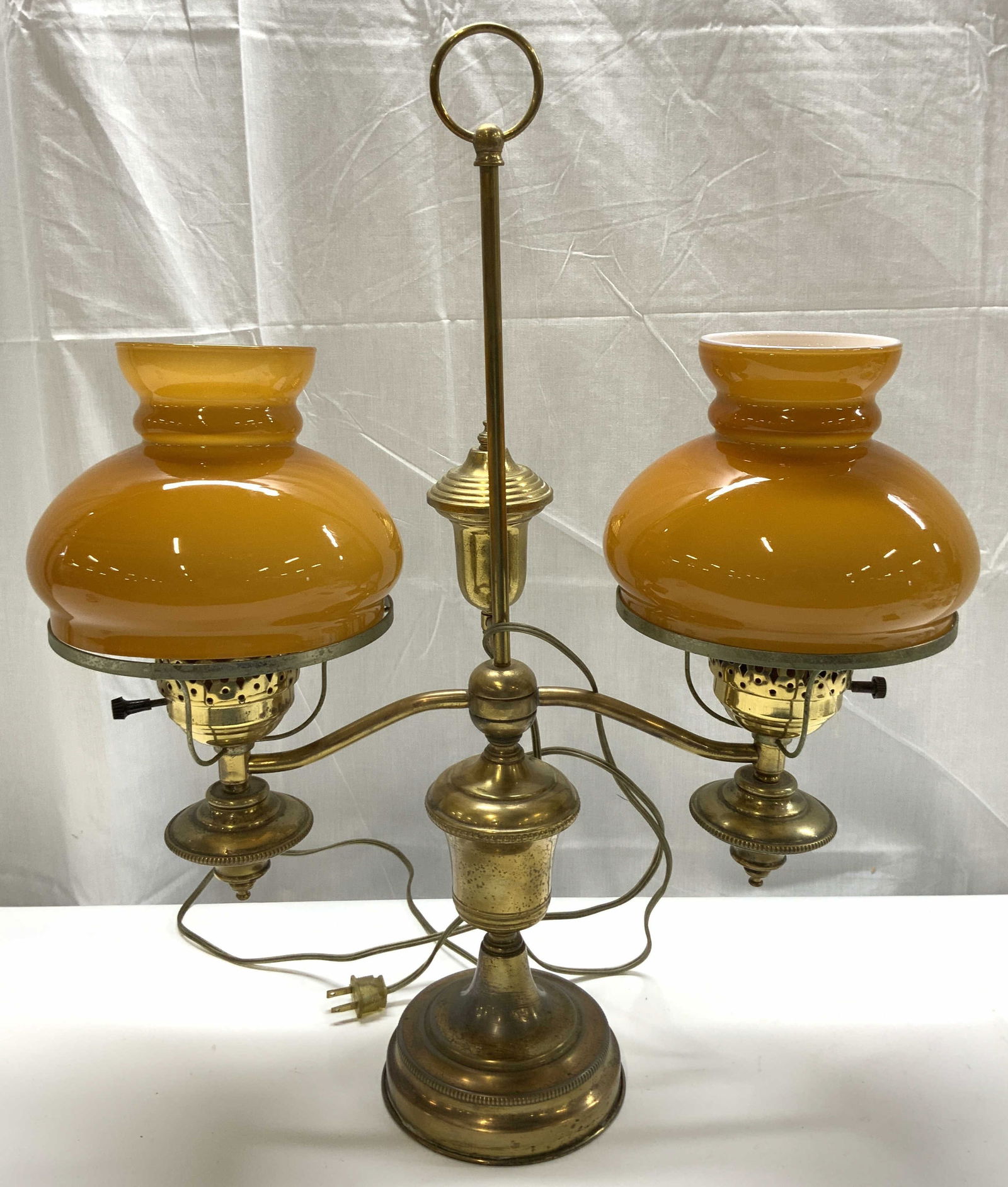Brass Orion Skaters Lamp