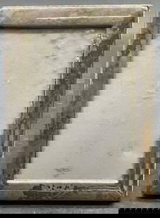 CONCORDE Sterling Silver Rectangular Picture Frame: CONCORDE Sterling Silver Rectangular Picture Frame. Obverse reads CONCORDE. Velvet style backing. Kickback stand to the reverse. Measures approx. 3.25W x 4.25L in. Total weight 3.65 ozt. Lion passant,
