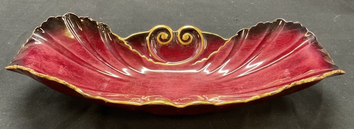 Vtg 1940 Carlton Ware Rouge Royal Dish England