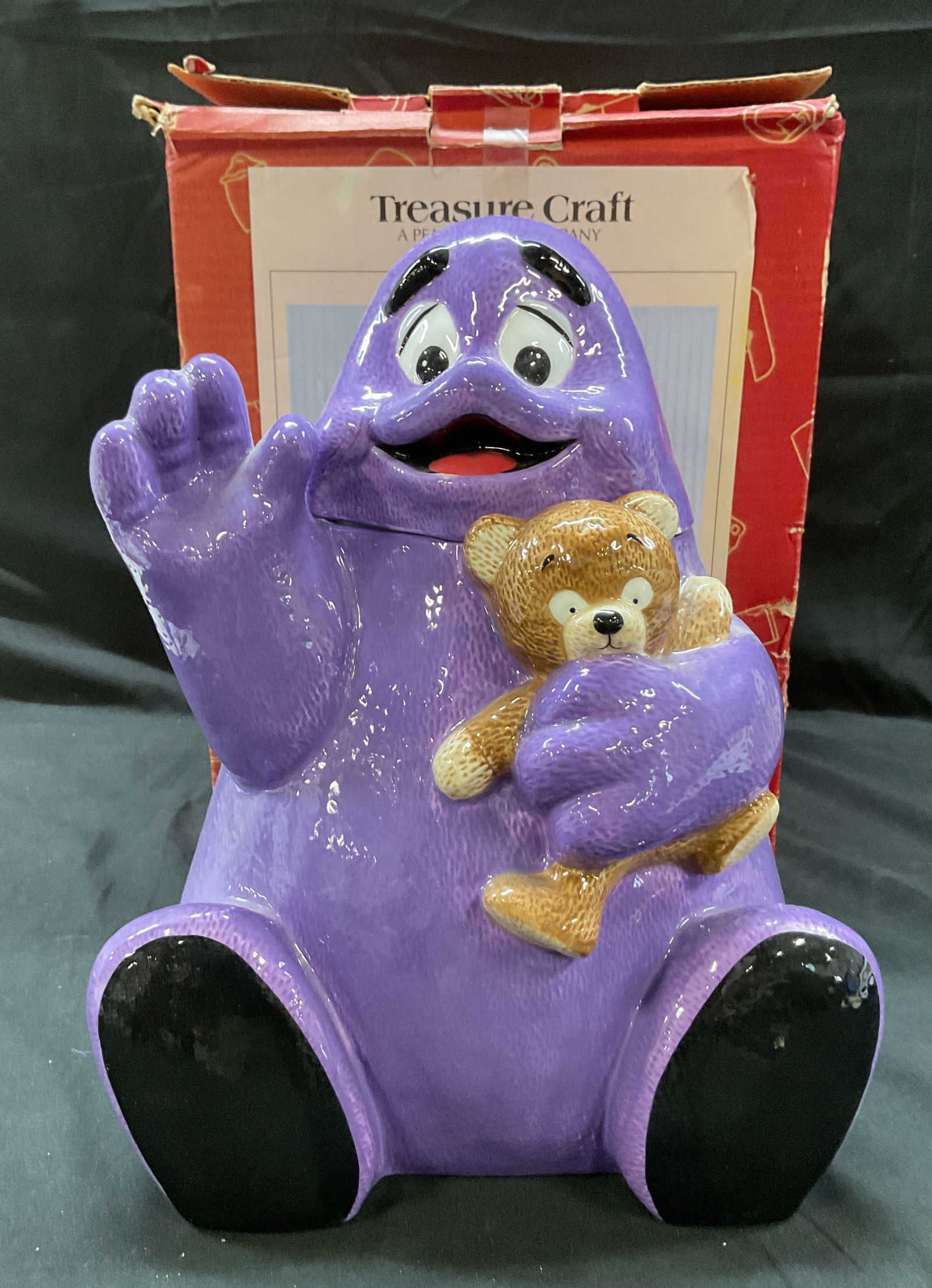 Vtg Treasure Craft McDonalds Grimace Cookie 1997 (1 of 8)