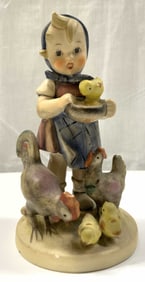 W. GOEBEL Hummel Figurine Feeding Time GERMANY