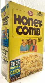 Unopened POST Cereal Box W Baseball Cards