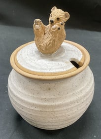 Betty Kendall Pottery Honey Pot with Lid