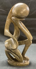 Hand Carved Stone Shona Thinker Statue