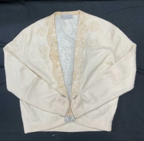Vtg Bernhard Altmann Pearl Cashmere Sweater