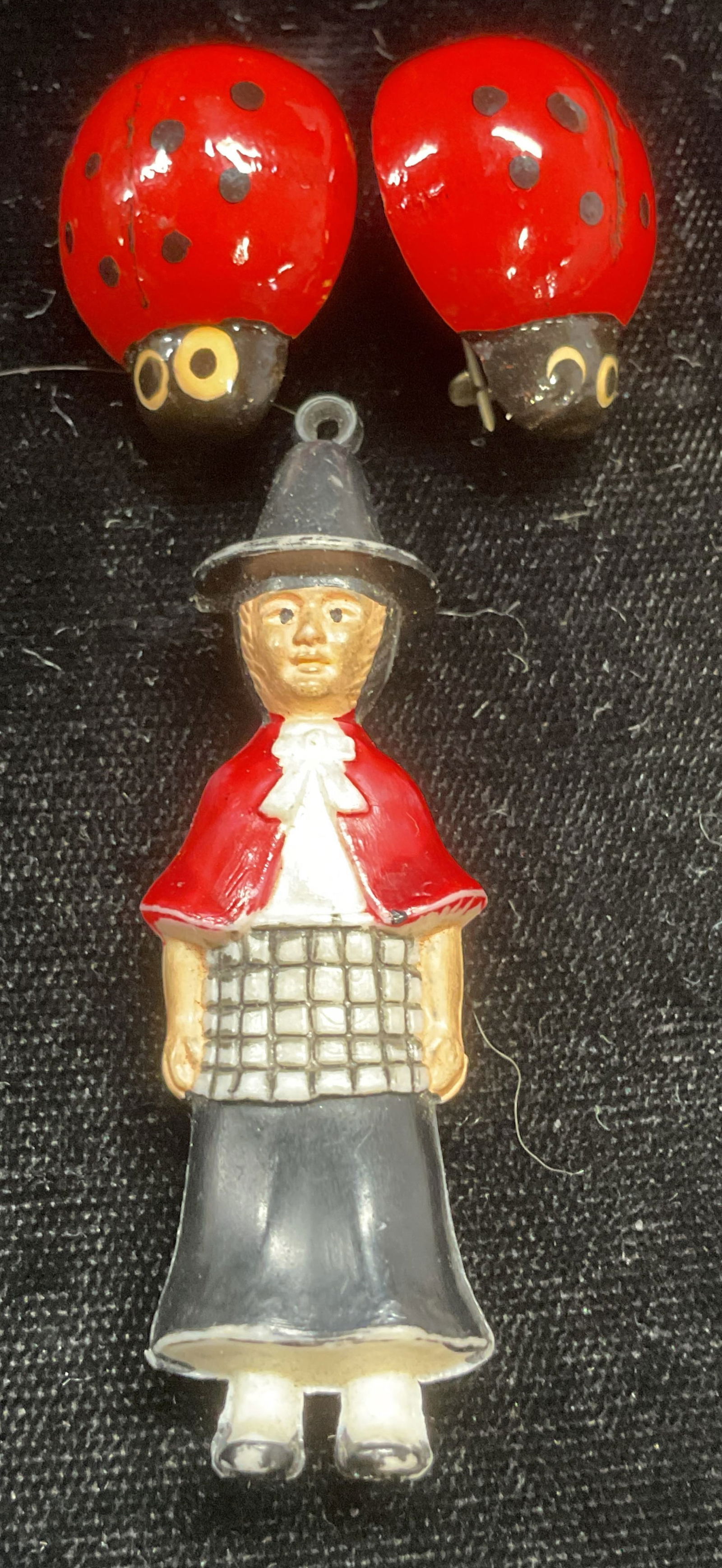 Lot 3 Ladybug Brooches, Pilgrim Pendant (1 of 7)