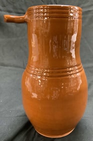 18th Century Ceramic Bird Bottle W Pamphlet