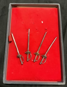 Sterling Silv Sword Hors Doeuvre Pks W Tiffany Bx