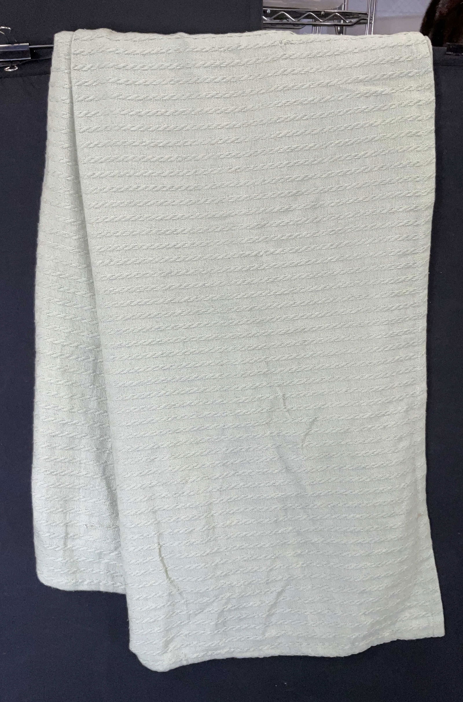 GOLD COAST 100% COTTON Green Throw Blanket (1 of 7)