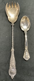 GODINGER Spoon & Silv Pl Salad Serv Fork