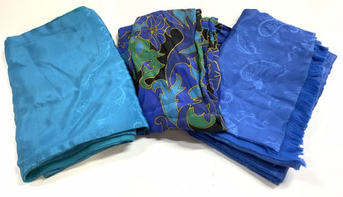 Lot 3 Polyester & Acrylic Scarves Berkshire+