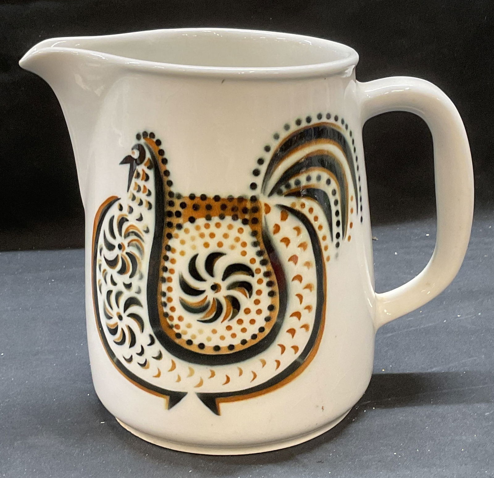 Vtg Arabia Finland Ceramic Chicken Pitcher (1 of 6)