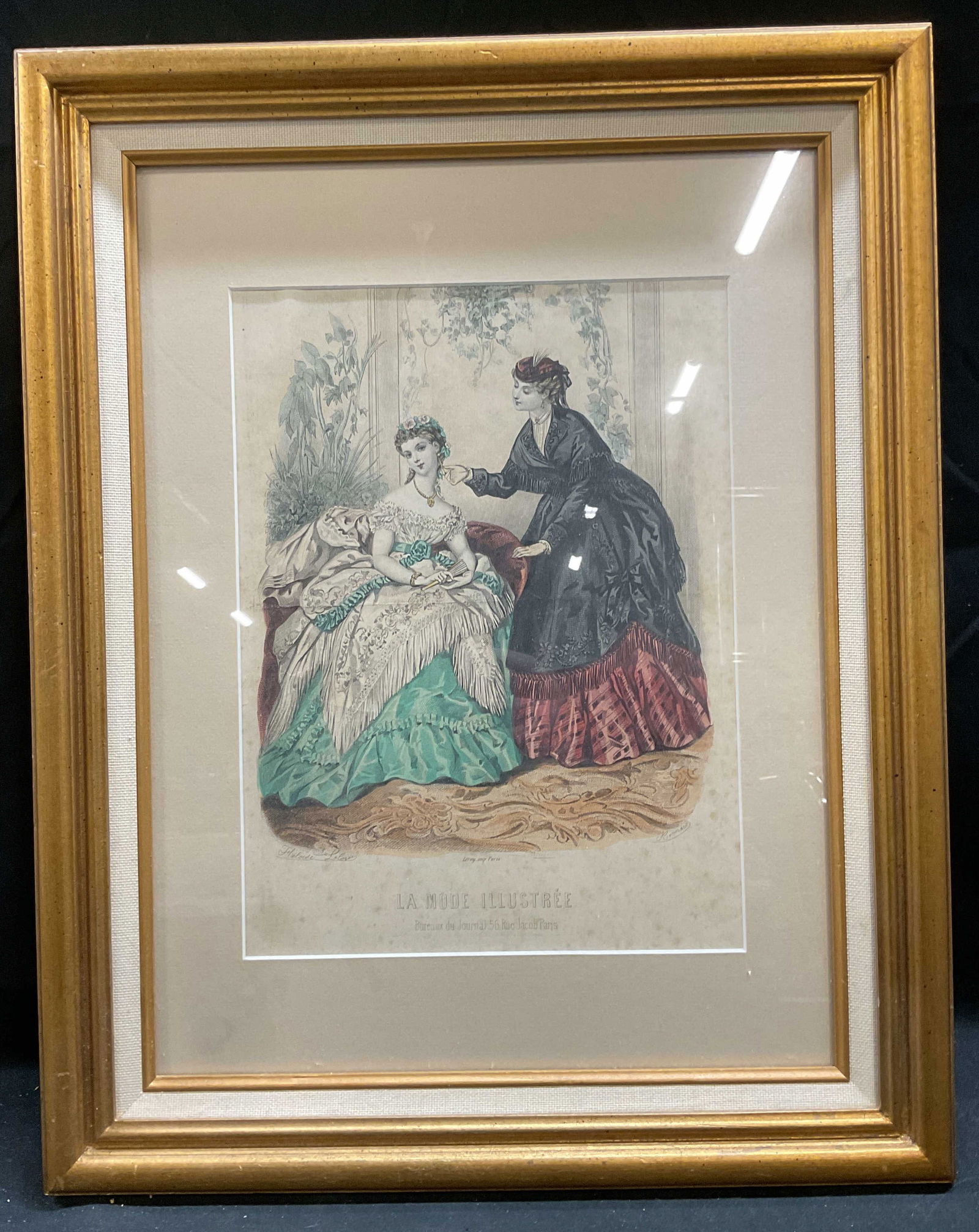 Antique Le Mode Illustree French Fashion Litho (1 of 7)