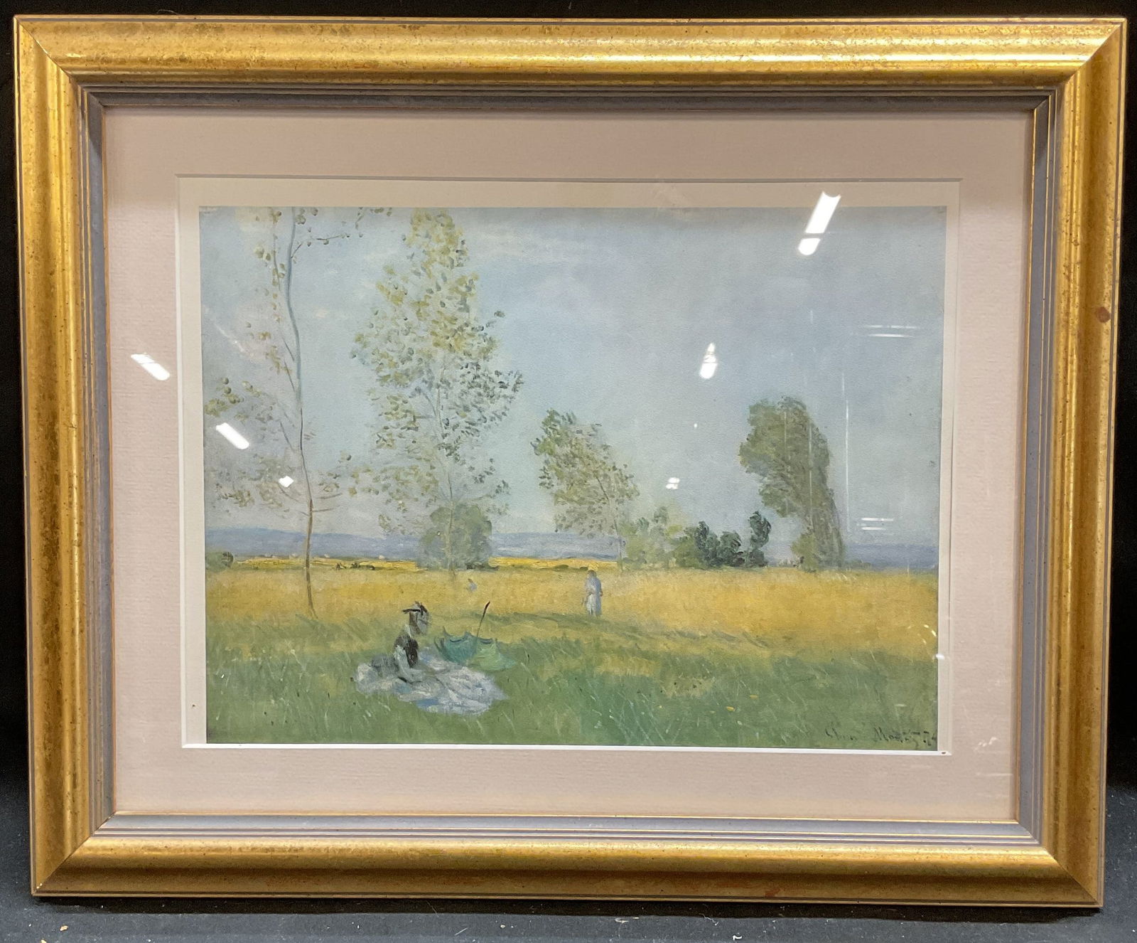 Framed Claude Monet Summer Lithograph (1 of 6)