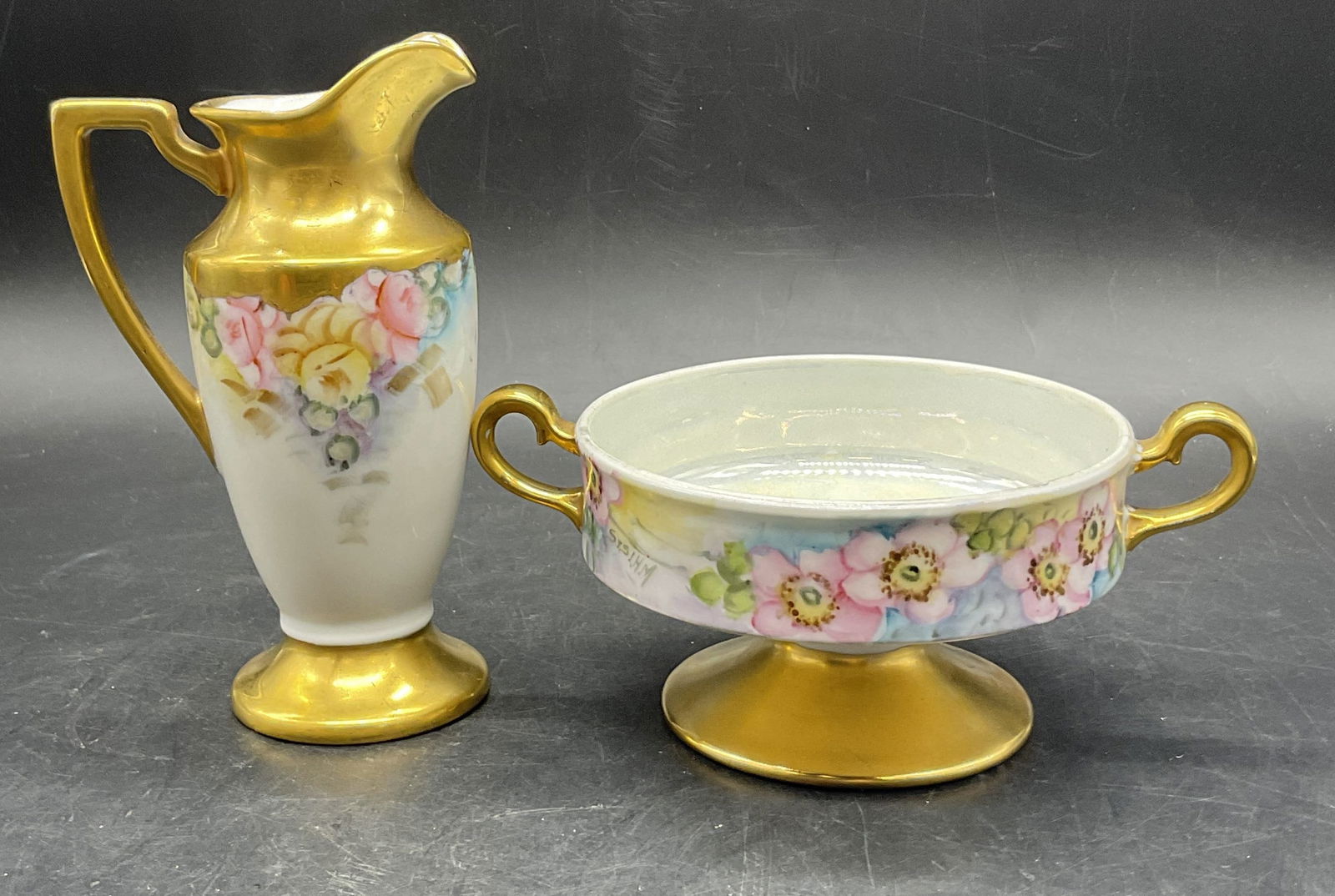 2 Vntg Hand Painted Porc Tableware Japan & Germany (1 of 8)