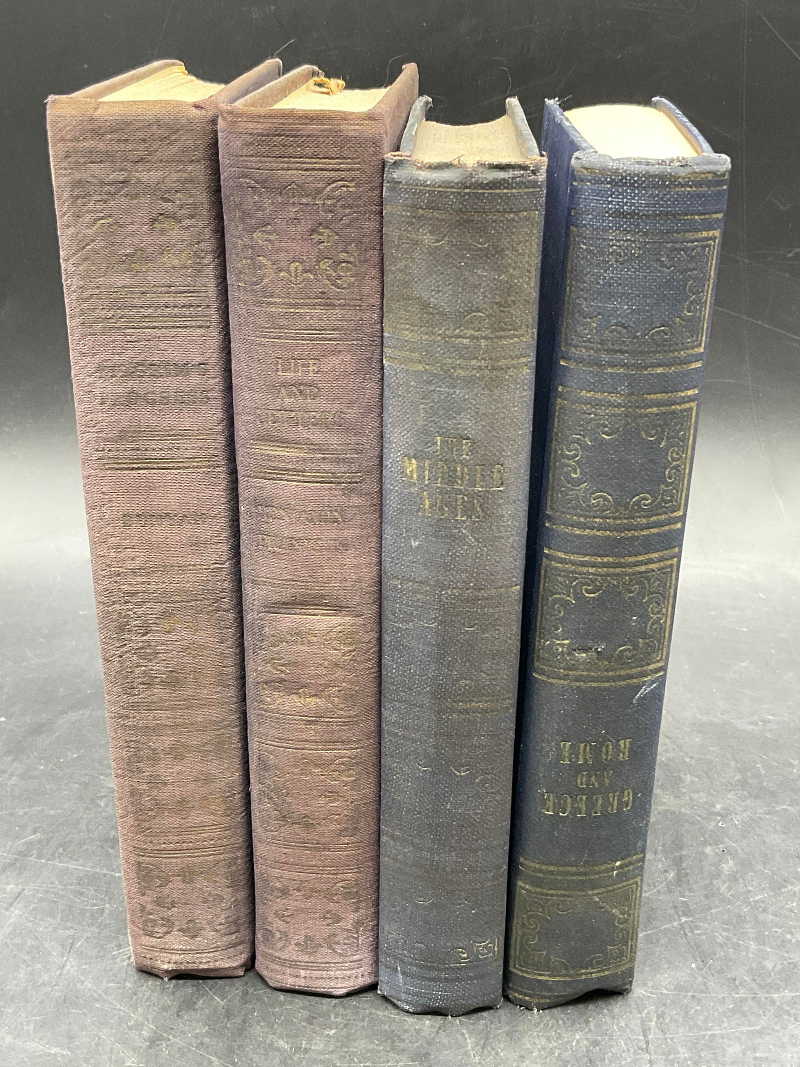 4 Vintage Hardcover Books, 1942 THE MIDDLE AGES+ (1 of 11)