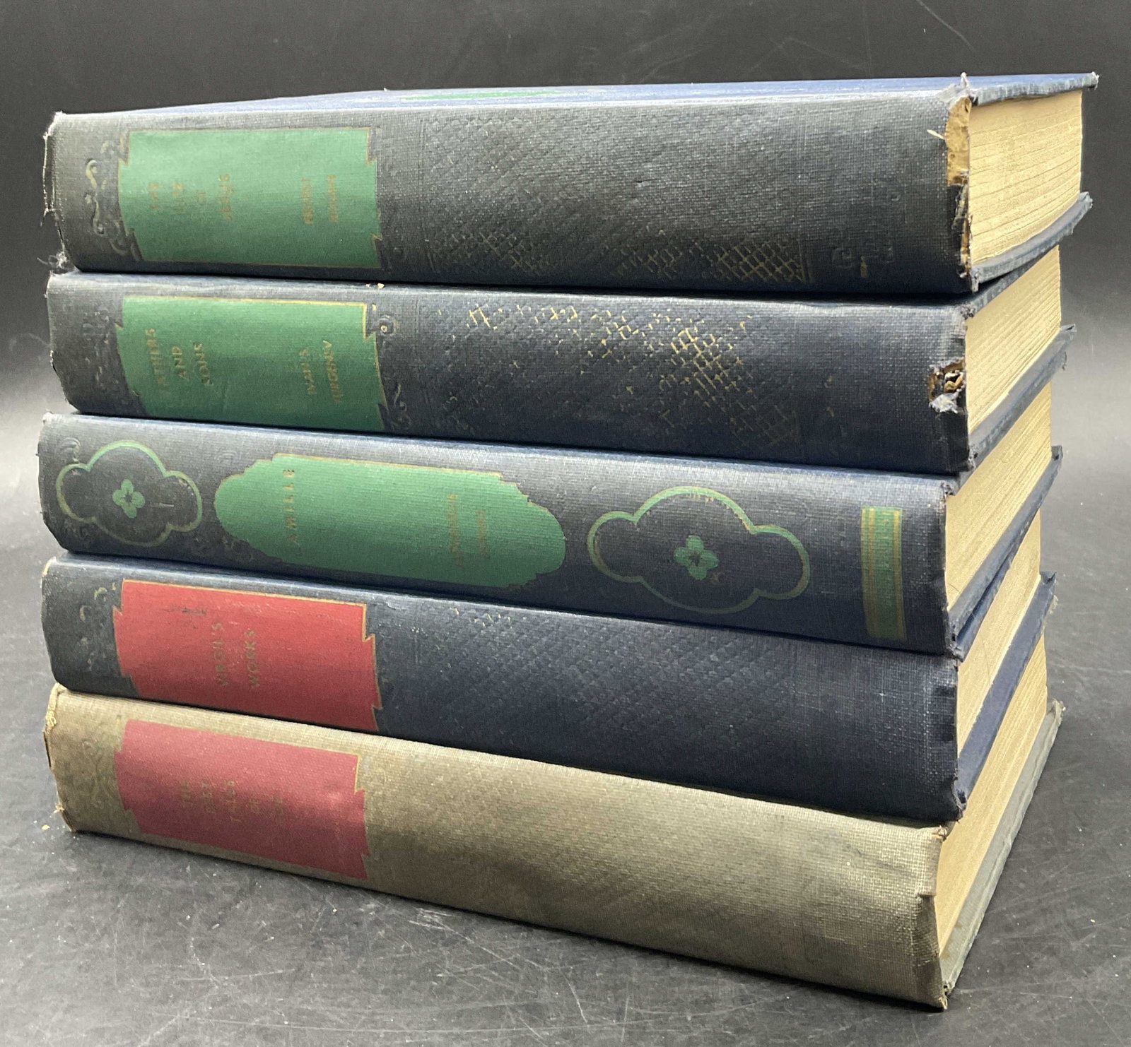 Lot 5 Vintage Hardcover Books, 1927 Ernest Renan+: Five Vintage Hardcover Books. Includes: -THE LIFE OF JESUS By ERNEST RENAN, Introduction by JOHN HAYNES HOLMES, published by CARLTON HOUSE, Introduction Copyright. 1927 Random House. Measures approx. 