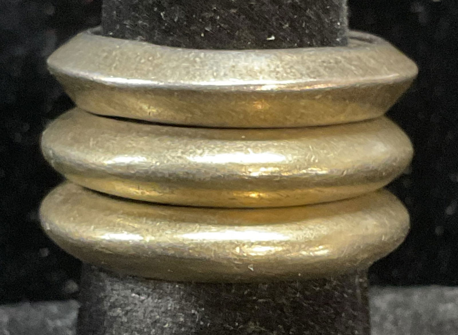 Lot 3 Signed Sterling Silver Domed Band Rings (1 of 6)