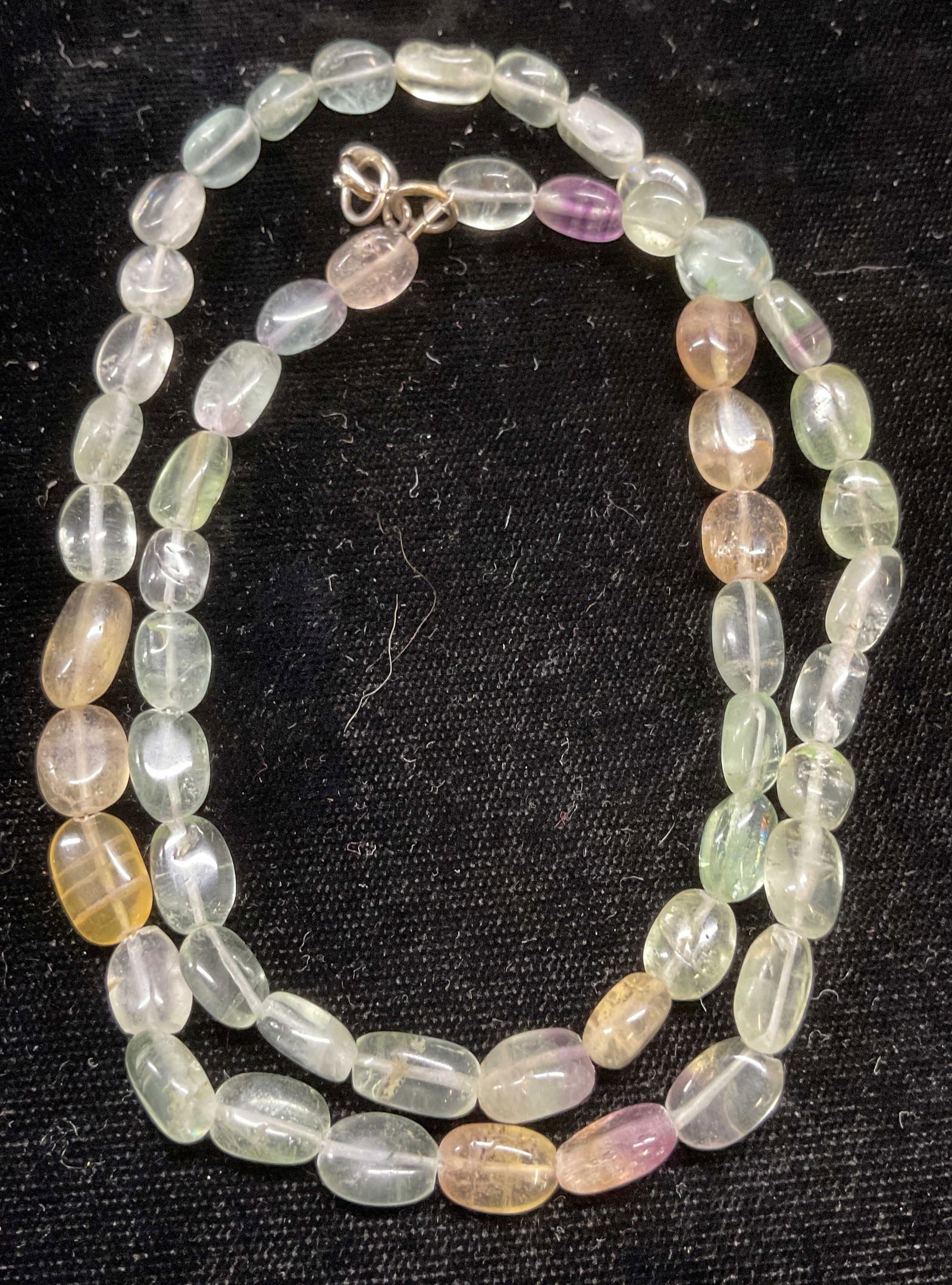 Vintage Multicolor Semiprecious Stone Necklace (1 of 6)