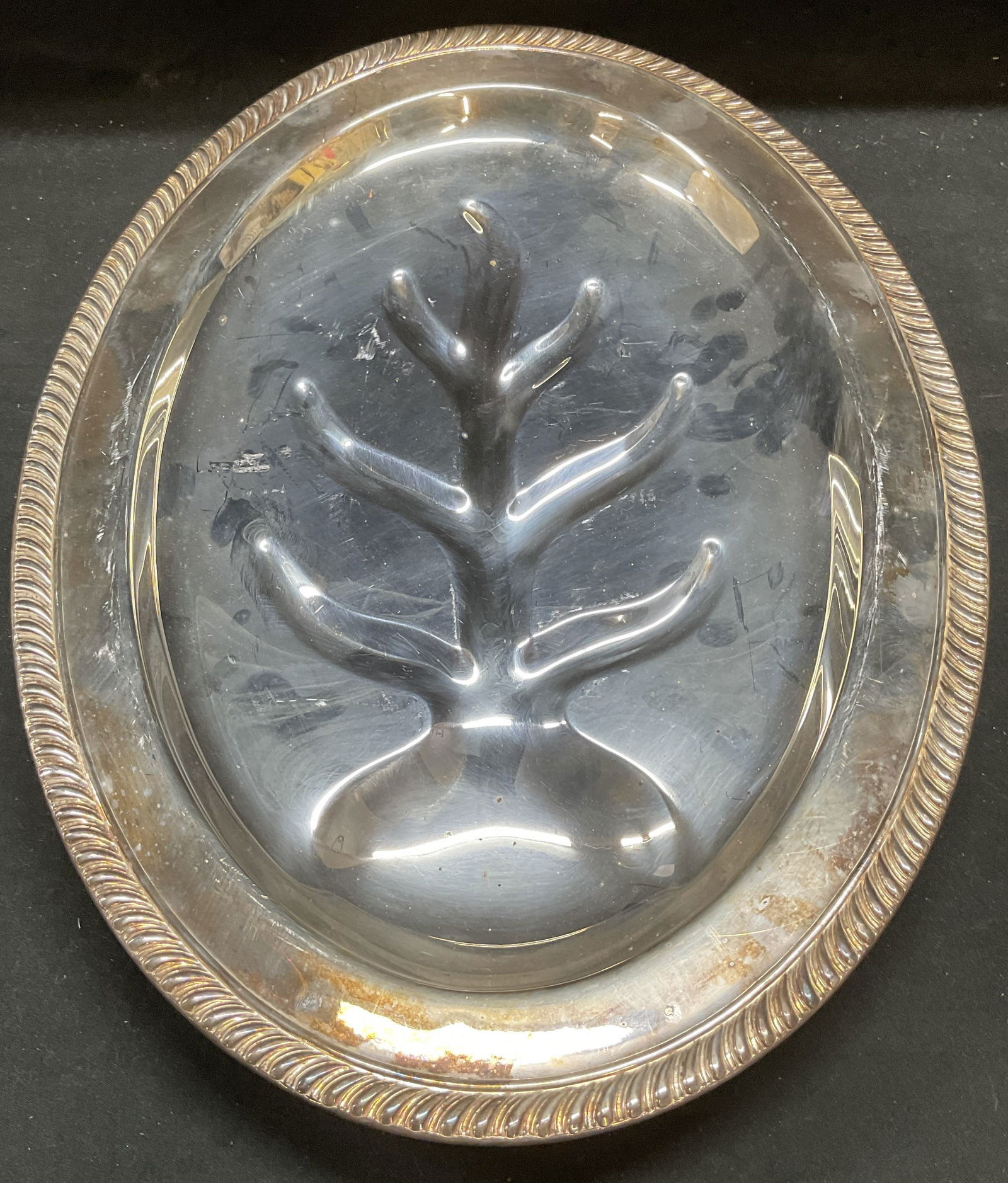Vintage Silver Plated Footed Platter (1 of 6)