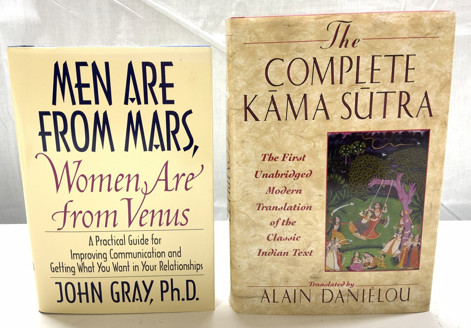 2 Self-Help & Literature Books 1990s DANIELOU+: 2 Self-Help & Literature Books 1990s DANIELOU+ 2 vintage hardcover books including, The Complete Kama Sutra by Alain Danielou & Men Are From Mara by John Gray, Ph.D. Earliest published date: COPYRIGHT