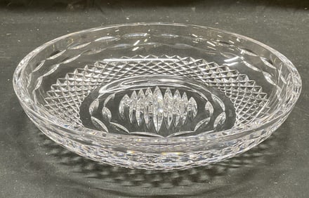 Waterford Cut Crystal Diamond Pattern Bowl