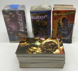 Group Lot 50+ 1990s WILDCATS & WS Trading Cards