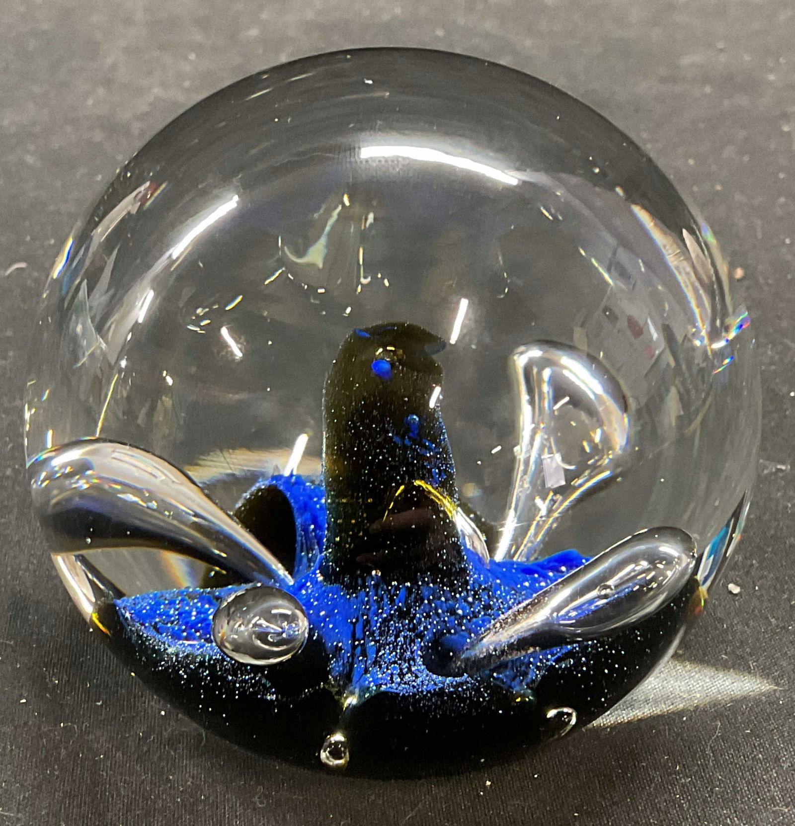 Caithness Flower Art Glass Paperweight, Scotland (1 of 6)