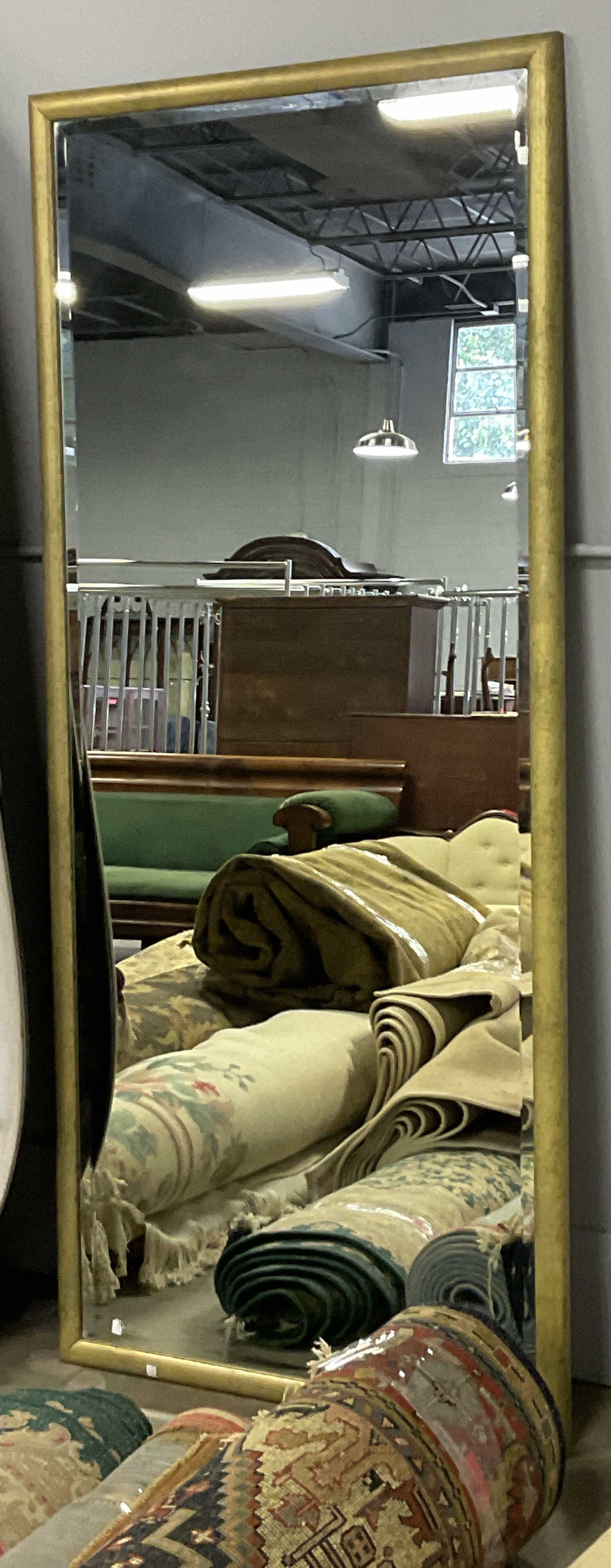 XL Rectangular Wooden Mirror 75 Inch Height (1 of 6)