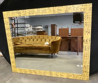 EXPRESSIONS CUSTOM FURNITURE Washi Script Mirror