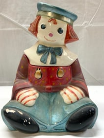Royal Sealy Raggedy Andy Ceramic Cookie Jar JAPAN
