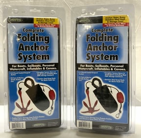2 KWIK TEK Complete Folding Anchor Systems NIB