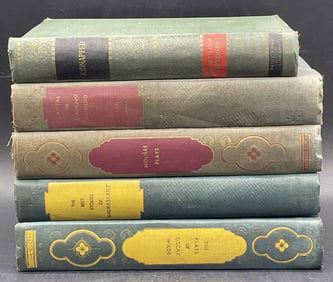 Lot 5 Vintage Hardcover Books, 1932 Karl Marx +