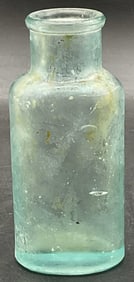 Antique Aqua Blue Glass Bottle