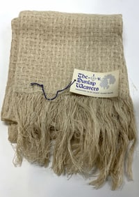 Dunlap Weavers Handwoven Linen Scarf MAINE NWT