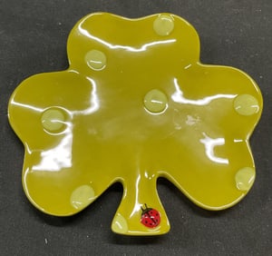 Grasslands Road Ceramic Clover Leaf Dish