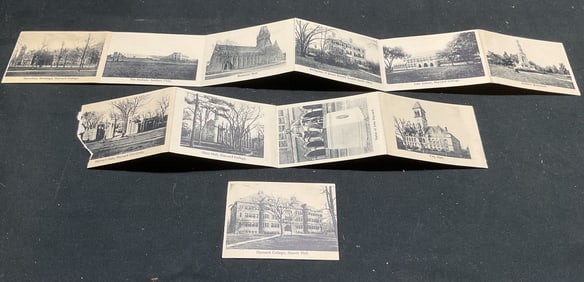 Vtg Harvard University Souvenir Landmark Prints