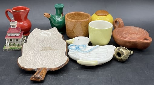 10 Vintage Tabletop Accessories, Treasure Craft+