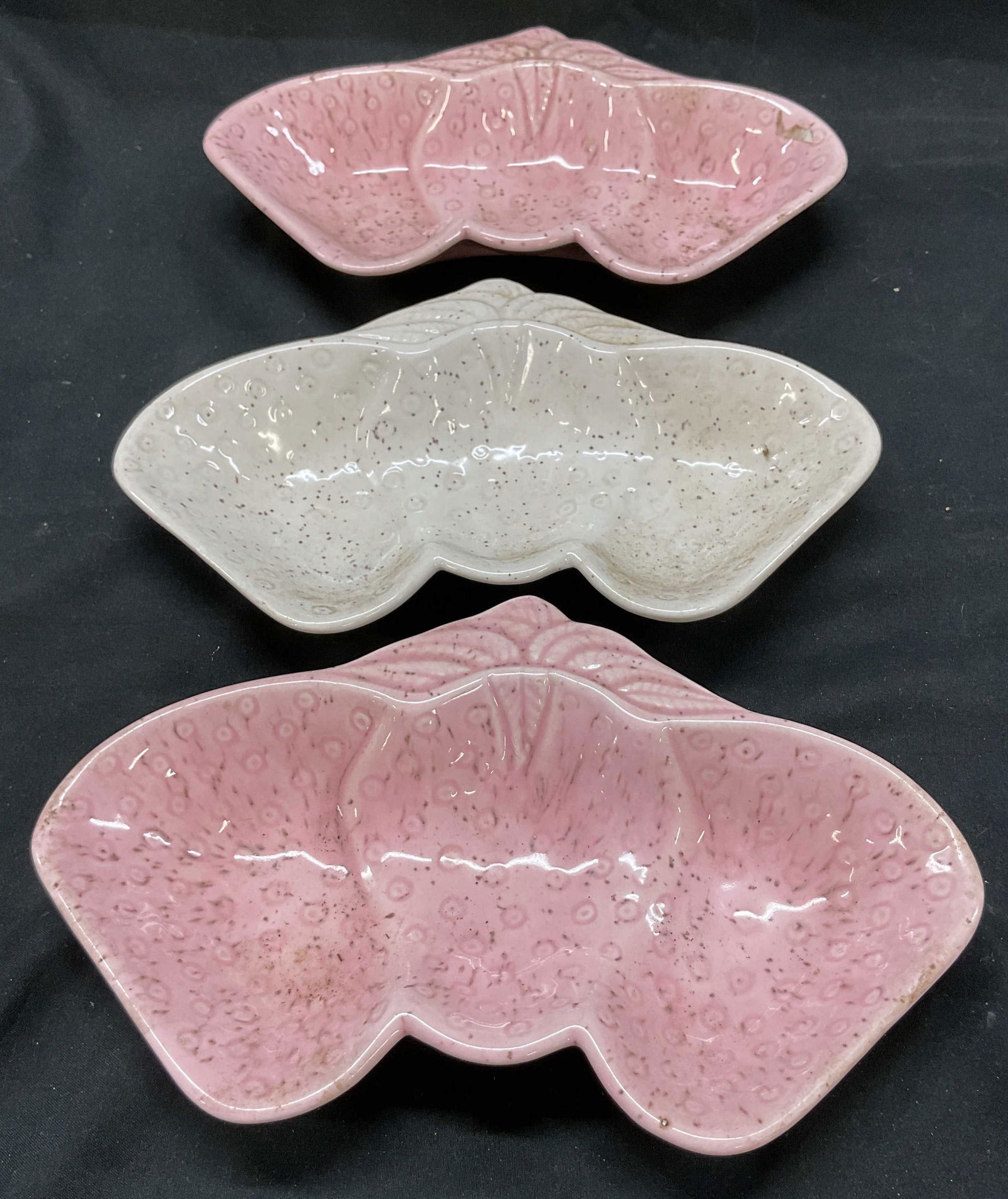 Set 3 Valley Vista Cali Ceramic Trinket Dishes USA (1 of 8)