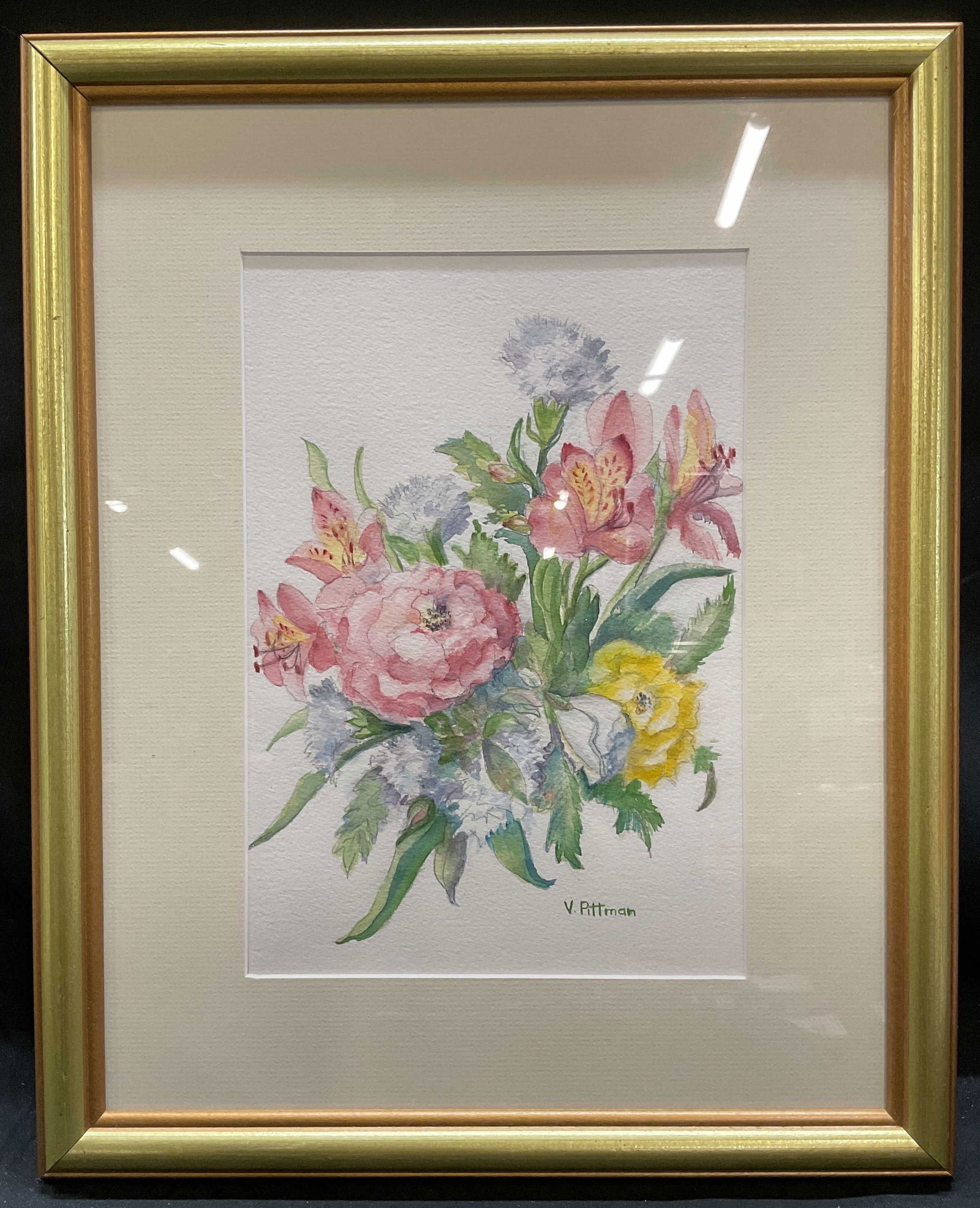 Signed Virginia Pittman Summer Delight Painting (1 of 6)