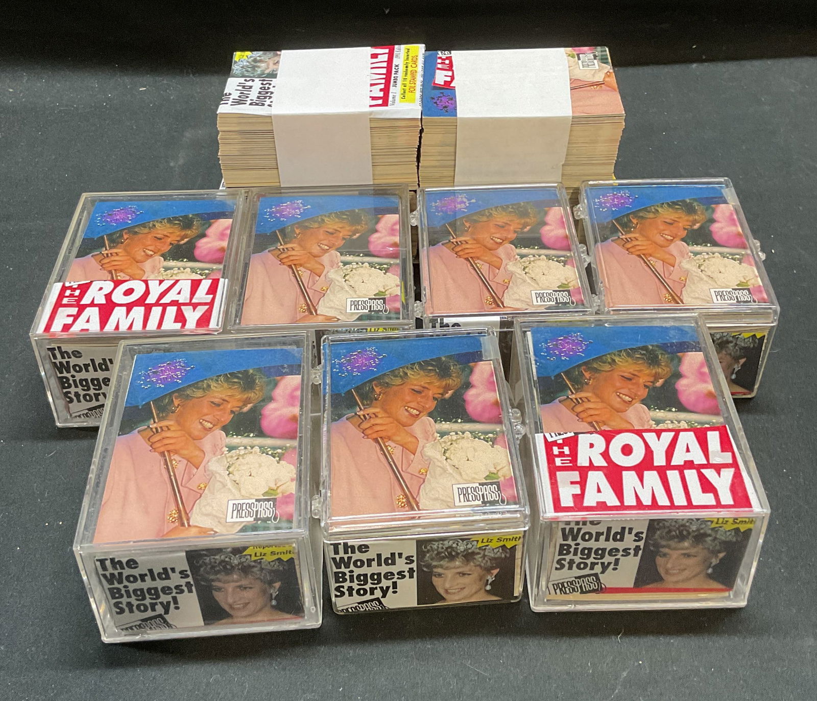 Group Lot 200+ Vtg Royal Family Trading Cards (1 of 6)