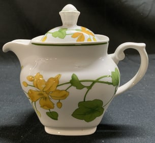 VILLEROY & BOCH Capuchina Yellow Floral Teapot