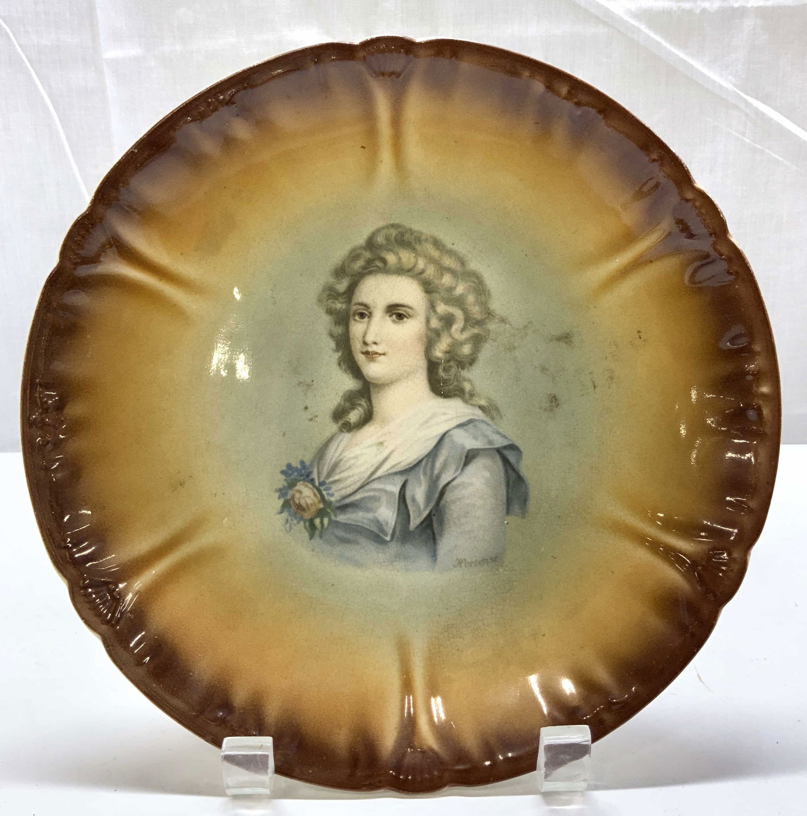 Antq FRANZ ANT MEHLEM Madame Recamier Portrait Plate (1 of 7)