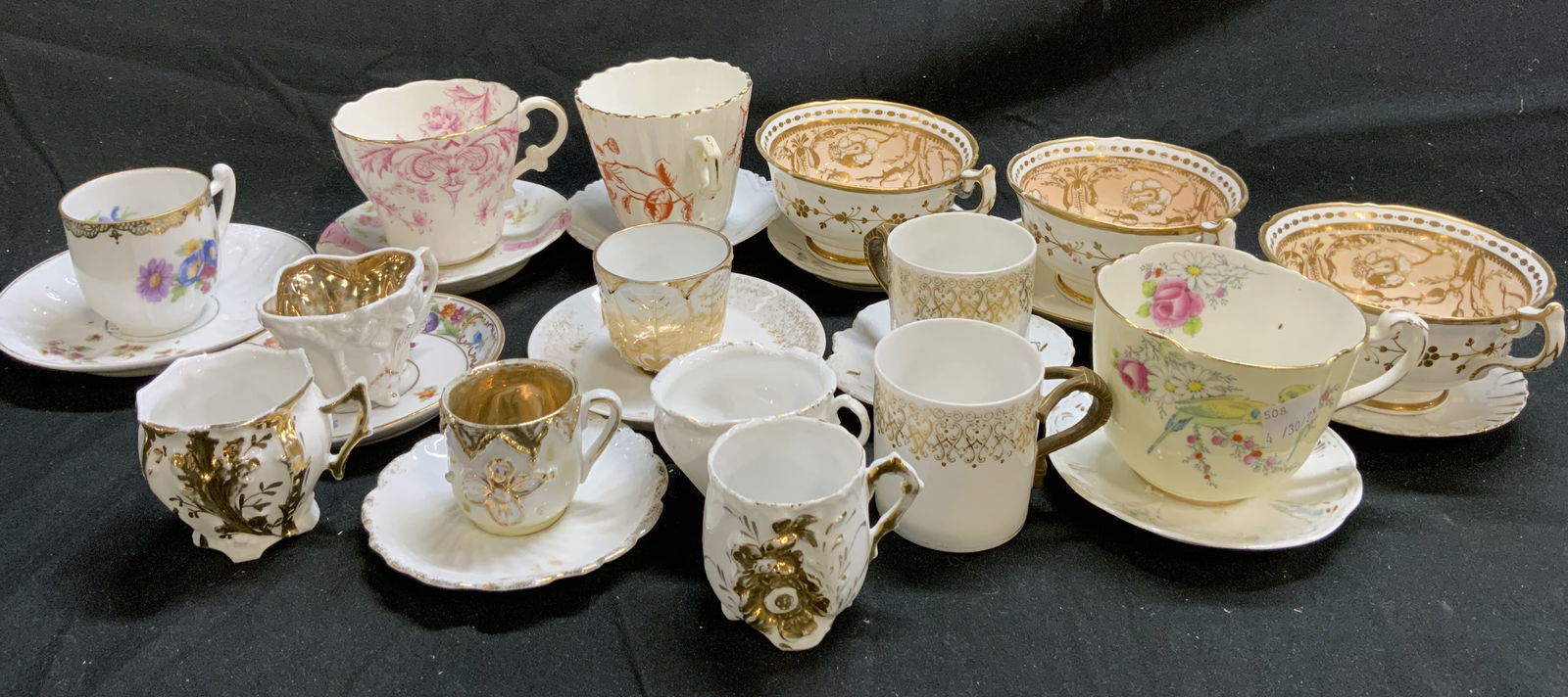 Lot 26+ Assorted Teacups & Saucer Sets DRESDEN+ (1 of 13)