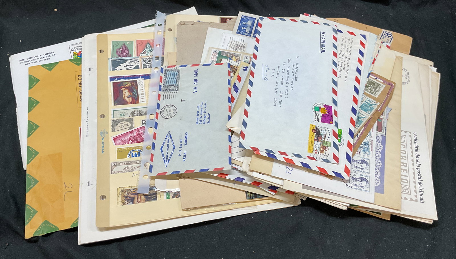Lot 20+ Vtg All Countries Yrs Envelope Stamps (1 of 7)